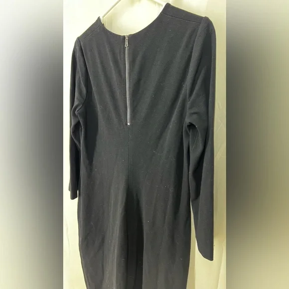 VINCE. Black Sheath Dress L - Picture 7 of 12